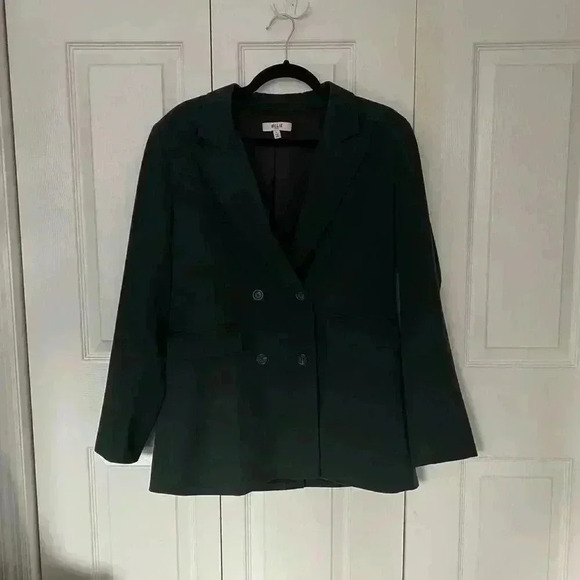 Billie The Label Emerald Green Blazer - Size L - Picture 3 of 5